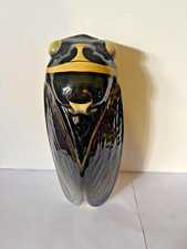 Grande cigale bouquetière en faïence/Céramique Sicard 28 cm pour les 100ans 