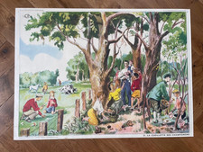 Affiche originale d'école -