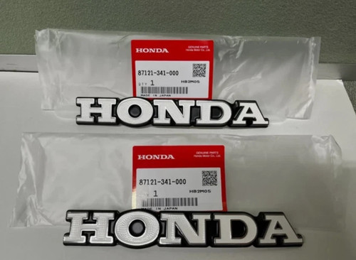 Honda oem tank emblem set - emblem, nos