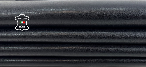 Cuir veau noir lustré - cuir,