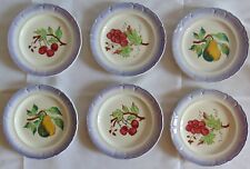 6 ASSIETTES A DESSERT  AUX