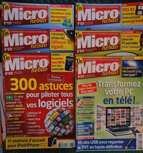 Magazine micro hebdo année - magazine,