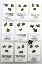 Lot de 3 Météorites Campo