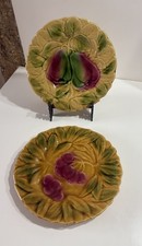 2 Assiettes Barbotine