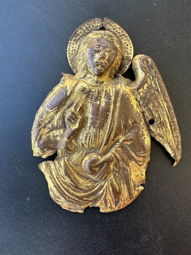 Ange cuivre ciselé et - en,