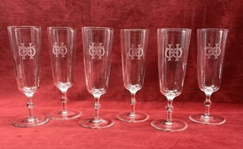 Clichy fluted glasses flutes - clichy,