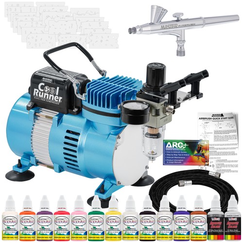 Nail art airbrush kit set - airbrush, kit-set-air