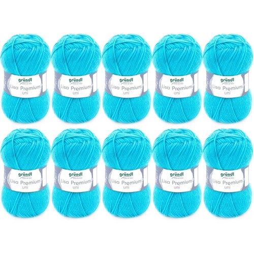 Pelotes laine bleu - 10, de