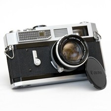 *SERVICED & TESTED* Canon 7 Rangefinder Film Camera w/ Canon Lens 50mm 1.8 M39