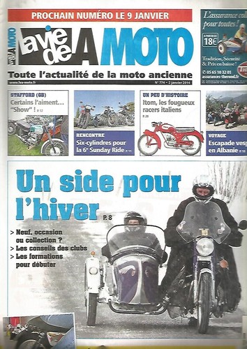 Vie moto n 774 cyclo - la,