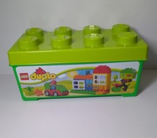 Lego Duplo 10572 grande boite de cubes "jardin en fleurs" Incomplète 