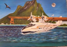 Peinture aviation hydravion - peinture,