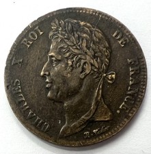 Pièce 5 Centimes 1830 A Colonies Charles X REF85463