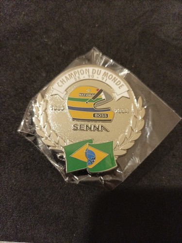 Pin ayrton senna champion - f1,