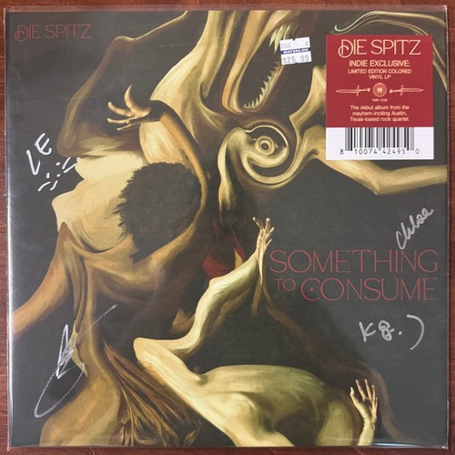 Die spitz something consume - to,