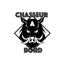 Autocollant chasseur bord - autocollant,