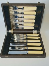 Ancien coffret service à - service,