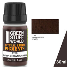 Pigment DARK BROWN EARTH - Marron Naturel Terreux Poudre Modélisme Figures