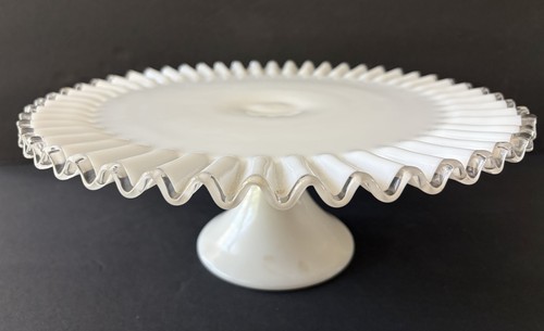 Vintage fenton milk glass - milk,