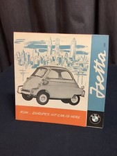 Rare Catalogue 1957 BMW ISETTA 300 Micro Car CycleCar Brochure Prospekt !!