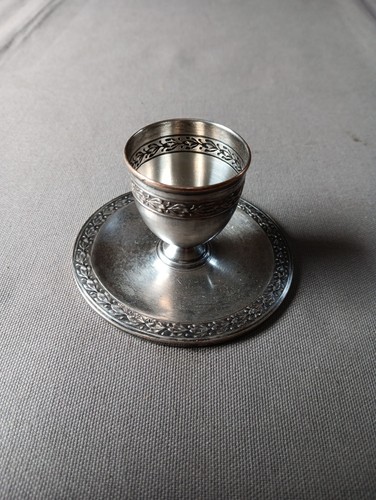 Coquetier métal argenté - coquetier,