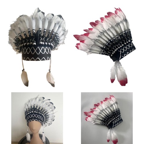 Coiffe plumes chapeau - plumes, de