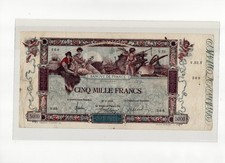 Billet 5000 Francs FLAMENG