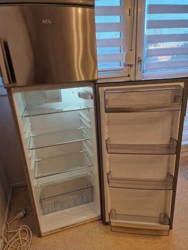Refregirateur aeg gris - refregirateur,