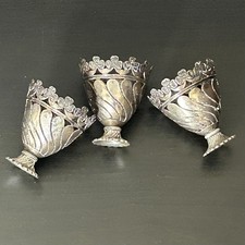 RARE 3 ZARFS OTTOMAN TURQUIE