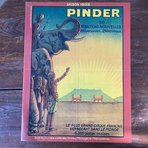 Affiche cirque pinder - de,