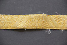 Galon ancien. Fils d'or et d'argent.