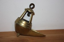 Ancienne Lampe à Huile Bronze