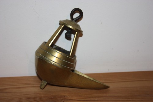 Ancienne lampe huile - ancienne, à