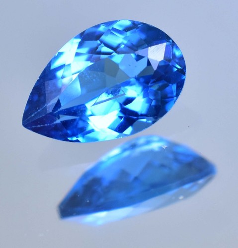 Naturel bleu zircon ct - bleu,