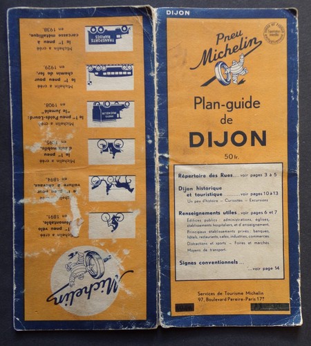 Plan guide dijon michelin - §,