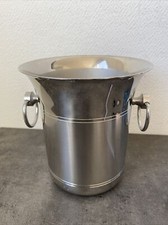 Ancien seau à champagne ou glace Jean Couzon inox 18/10 table Deco 