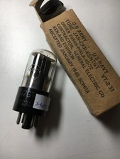  Radio TSF tube double triode 6SN7 GT General Electric KEN-RAD