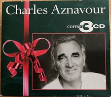 CHARLES AZNAVOUR  COFFRET 3 CDS  48 TITRES     TRES BON ETAT