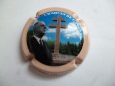 capsule champ Pierre MIGNON, Charles de Gaulle, contour saumon, N°165a