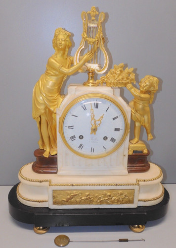 Pendule xviiie époque louis - xviiie,