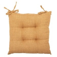 Galette de Chaise "Clem" 38x38cm Cannelle