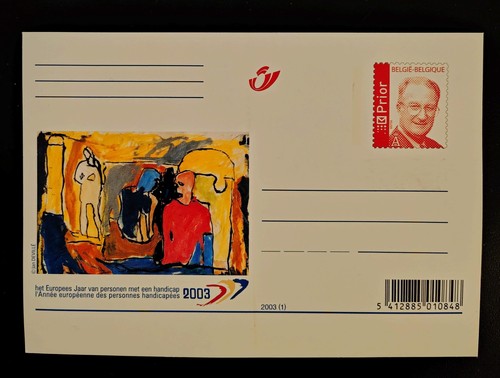 Carte postale belgique 2003 - postale,