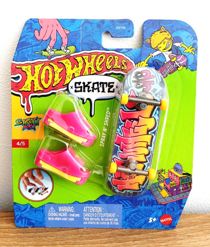 Hot wheels finger skate spray - hot,