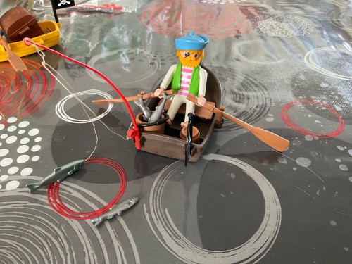 Playmobil pirate naufragé - pirate,