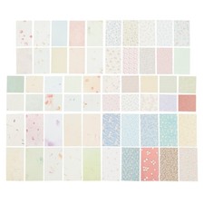  240 Pcs Papier Coloré Vintage À Motifs Fournitures De Journalisation