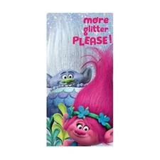 Serviette de plage TROLLS 70X140CM Multicolore NEUF