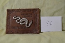 Ecusson cuir avec serpent