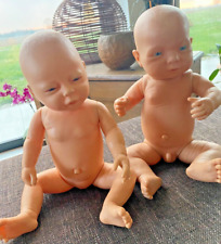 2 poupons reborn sexués vintage années 90 dont EFFE 40cm B/TBE