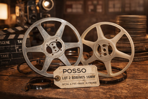 Lot bobines vide - film, 16mm