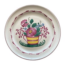 Assiette au panier fleuri